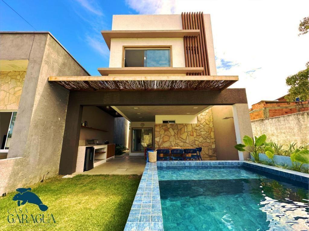 Casa A 1200M Da Praia Do Patacho - Casa Garagua Порту-ди-Педрас Экстерьер фото